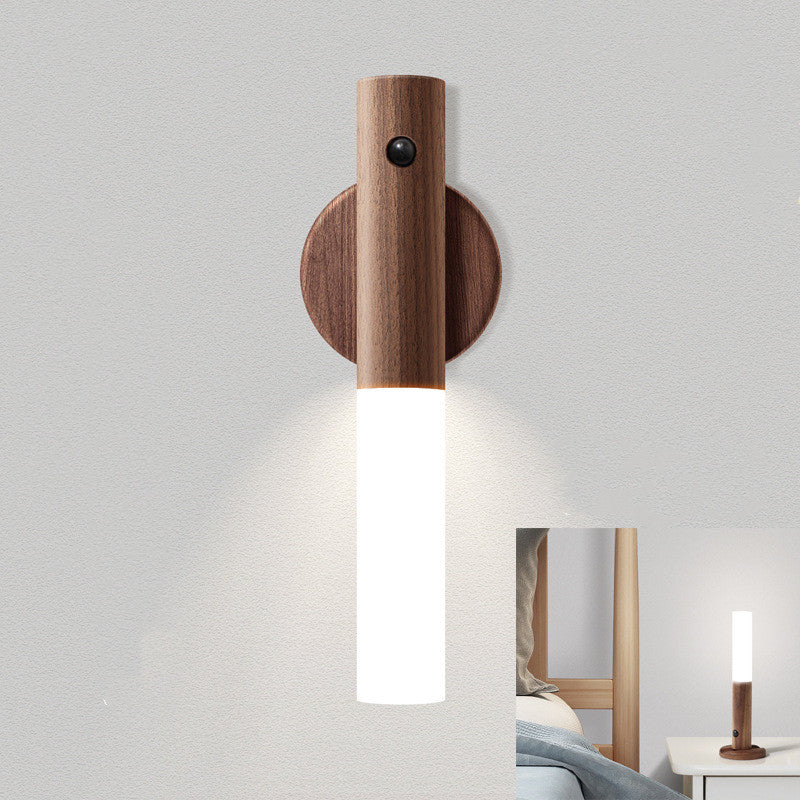 Minimal wooden lamp