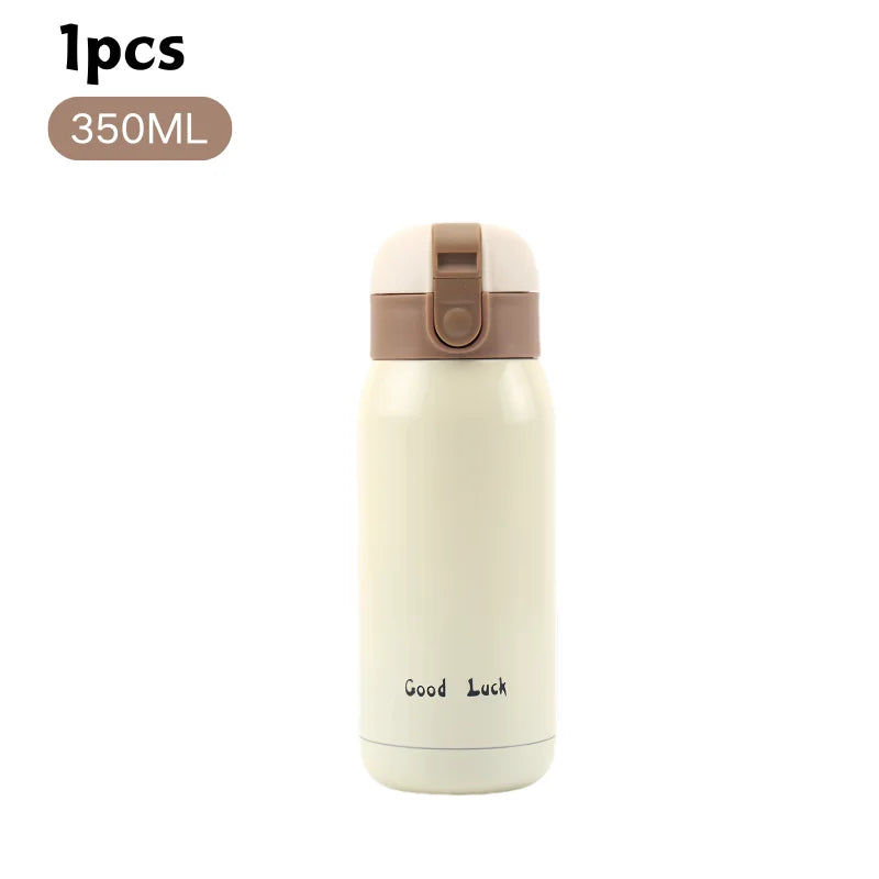 200/350ml Cute Mini Thermos Cup Stainless Steel Thermal Coffee Mug Portable