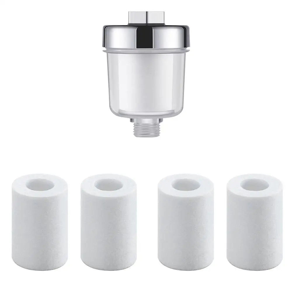 Water Outlet Purifier Kit Universal Faucet Filter Kitchen Bathroom Shower Filter for Hard Water High Density Filtration PP Cotto