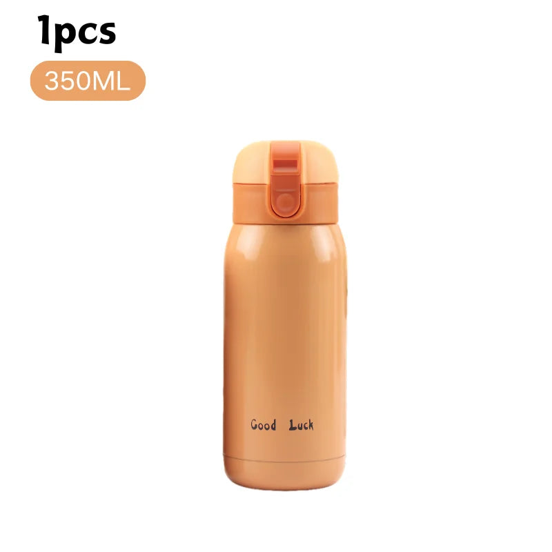 200/350ml Cute Mini Thermos Cup Stainless Steel Thermal Coffee Mug Portable