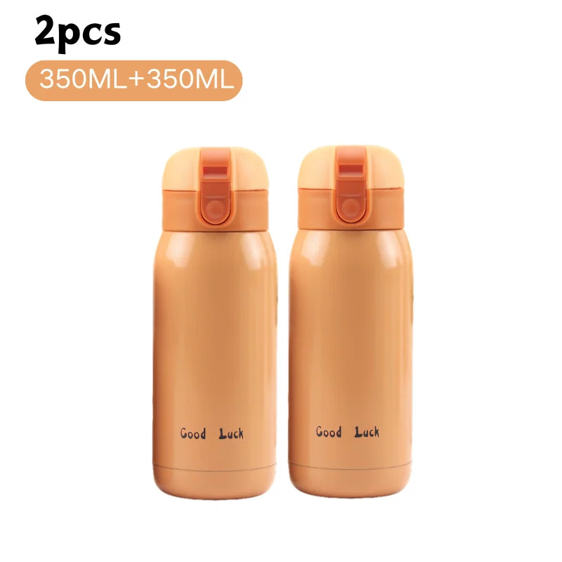 200/350ml Cute Mini Thermos Cup Stainless Steel Thermal Coffee Mug Portable