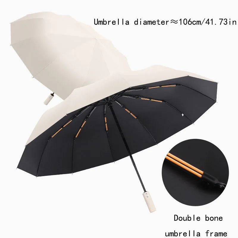 Umbrella, Men's Business Strong And Durable Wind