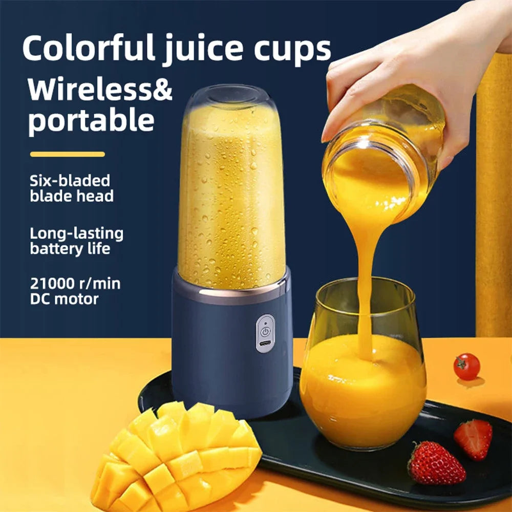Portable Juicer Mixer Usb Charge Fresh Fruit Juice Personal Blender Smoothie