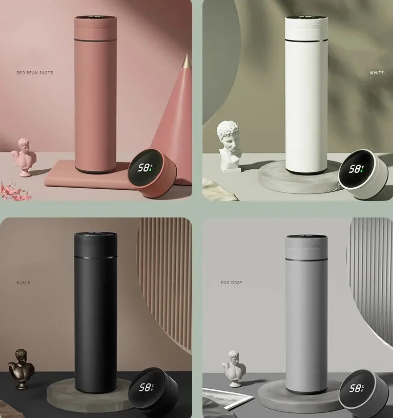 500ML Temperature Display Thermos Cup Stainless Steel