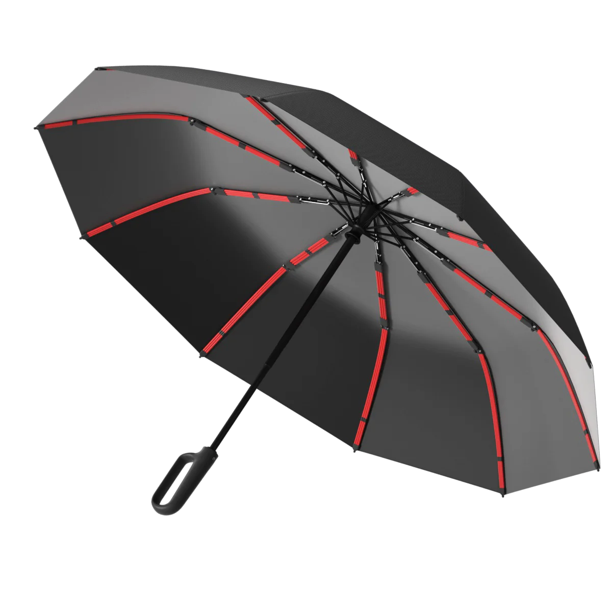 Handle Fully Automatic Folding Umbrella with Buckle, Easy to Carry Larger
