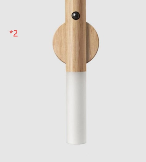 Minimal wooden lamp